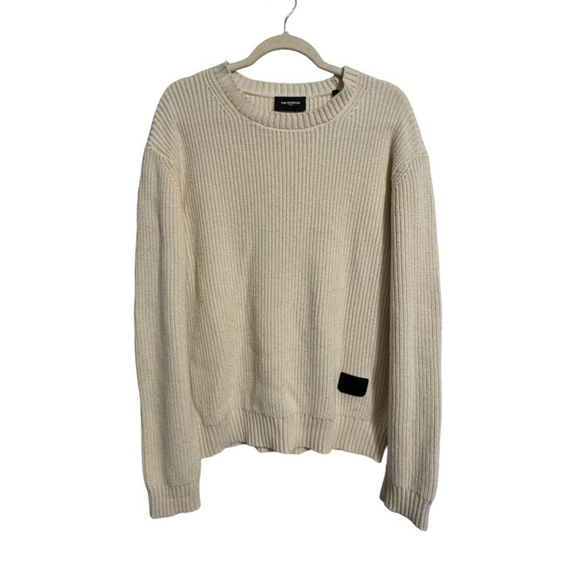 The Kooples Beige Wool Blend Sweater Ecru Knit Size M - Picture 2 of 8